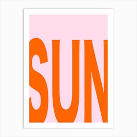 Sun Sun Art Print