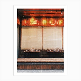 Restaurant In London Art Print