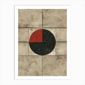 Red Circle 2 Art Print