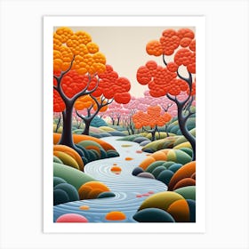 Asian Landscape Art Print