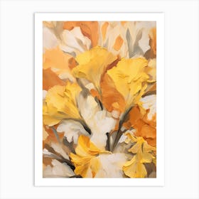 Fall Flower Painting Marigold 5 Art Print