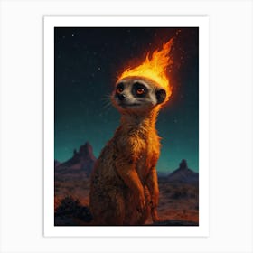 Meerkat 7 Art Print