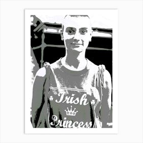 Sinead O' Connor, Irish Princess, Art, Wall Print Art Print