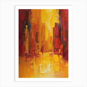 Abstract Cityscape 13 Art Print