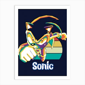 Sonic The Hedgehog Poster