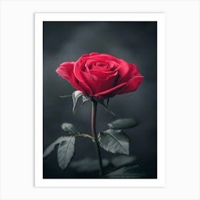 Red Rose 2 Art Print