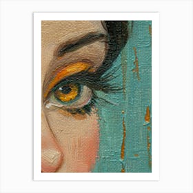 Eye Of A Woman 6 Art Print