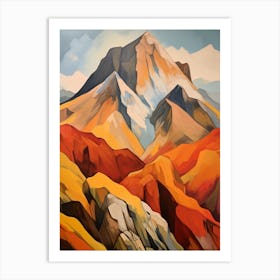 Mount Washington Usa 1 Mountain Painting Art Print