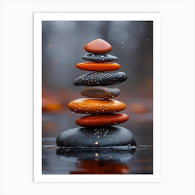 Zen Stones 4 Art Print