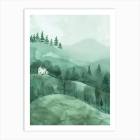 House In The Woods 8 Art Print