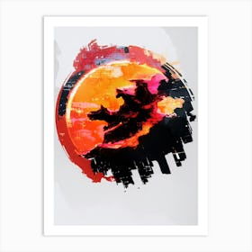 Samurai Warrior Art Print