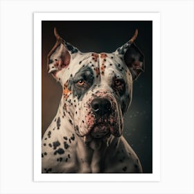 A very big dog Art Print