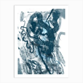 Abstract Blue Art Print