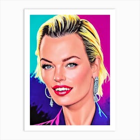 Milla Jovovich Pop Movies Art Movies Art Print