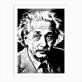 Albert Einstein Art Print