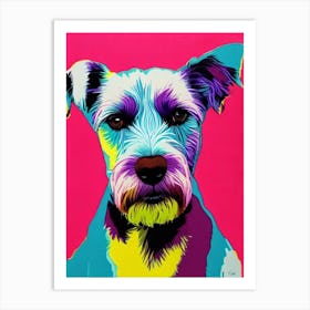 Wirehaired Vizsla Andy Warhol Style Dog Art Print