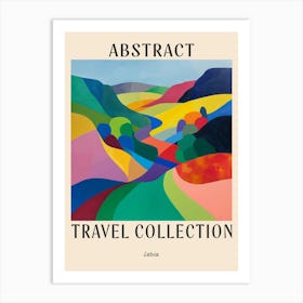 Abstract Travel Collection Poster Latvia 2 Art Print