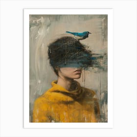 Bird In The Head 1 Art Print