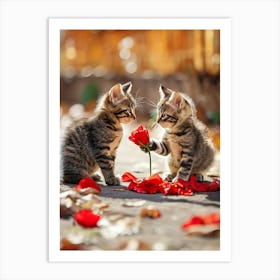 Cute Kittens Art Print