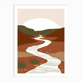 River In The Desert 3 Art Print