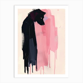 Black Wolf 1 Art Print