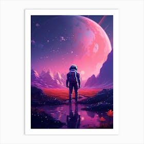 Space Wallpaper 1 Art Print