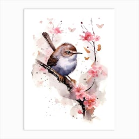 Wren bird Art Print