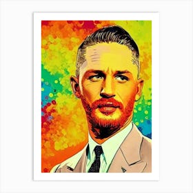 Tom Hardy Colourful Pop Movies Art Movies Art Print