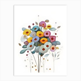 Bouquet Of Flowers 1 Art Print