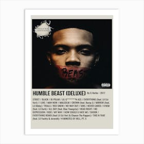 Humble Beast (Deluxe) By G Herbo 2017 Poster 1 Art Print