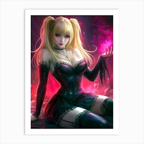 Gothic Girl 1 Art Print