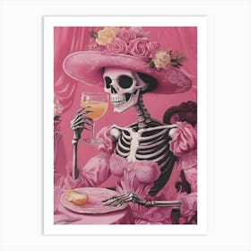 Pink Haloween 108 Art Print