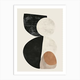 Banjarmasin Stone Park Bauhaus Minimalist Art Print