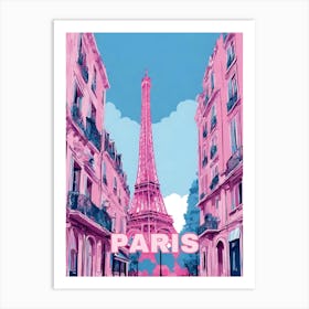 Paris In Pink Art Print