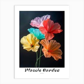 Bright Inflatable Flowers Poster Geranium 3 Art Print