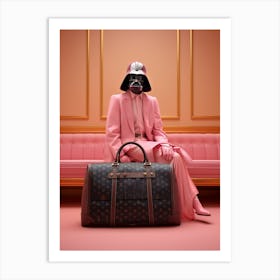 Darth Vader In Wes Anderson Style 33 Art Print