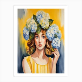 Hydrangea Art Print