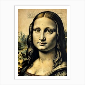 Mona Lisa 1 Art Print