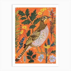 Spring Birds Grouse 2 Art Print