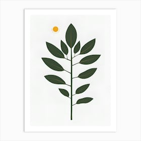 Tree With Leaves 1 Art Print