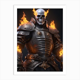 Skeleton Warrior 1 Art Print
