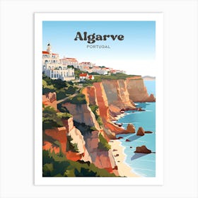 Algarve Portugal Travel Poster Art Print