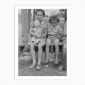 Sharecroppers Children, New Madrid County, Missouri By Russell Lee Art Print