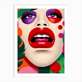 Face Of A Woman 3 Art Print