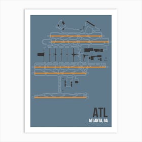 Atl Layout Art Print