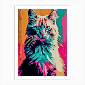 Eclectic Cat Art Print