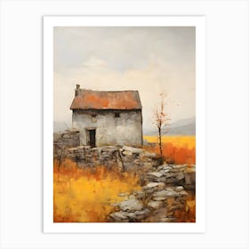 Old Stone Farm Warm Tones 17 Art Print