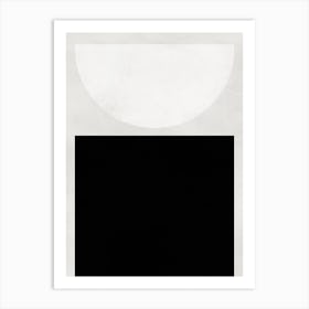 Concept Black White 2 Art Print