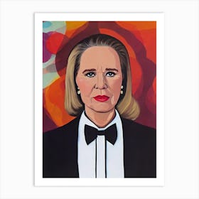 Liv Ullmann Illustration Movies Art Print