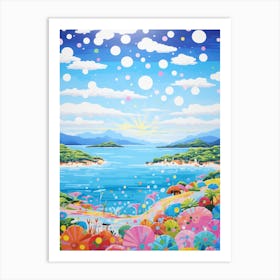 An Oil Painting Of Whitsunday Islands Australia 1 Art Print